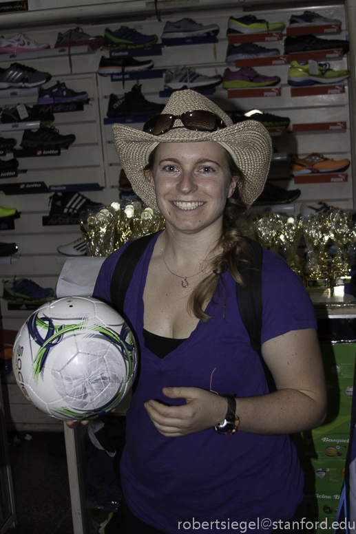 morgan with soccer ball